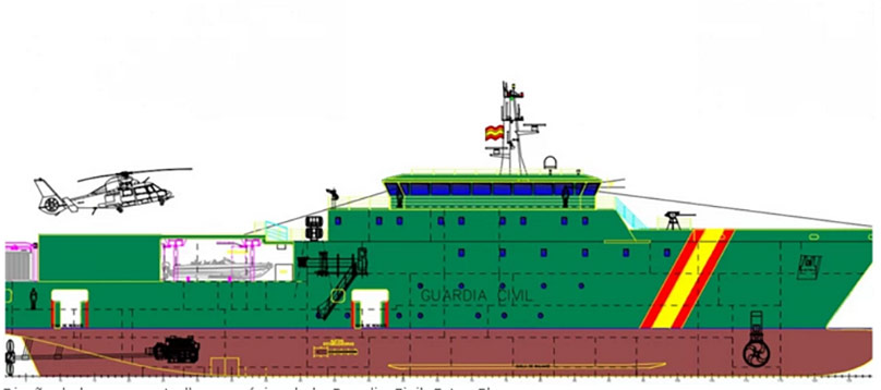 El Gobierno autoriza a la Guardia Civil a invertir 35 millones en un buque oceanográfico para el Servicio Marítimo
