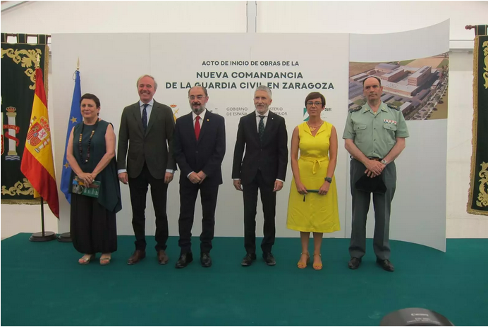 La nueva Comandancia de la Guardia Civil de Zaragoza dotará de medios eficaces al Cuerpo y será un edificio sostenible