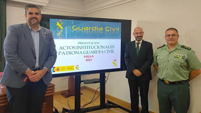 La Guardia Civil de Málaga celebrará este año la festividad de su patrona en Mijas