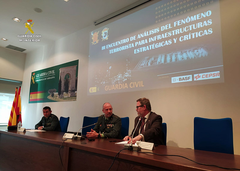 Comandancia de Tarragona. La Guardia Civil de Tarragona organiza el III Encuentro sobre “Análisis del fenómeno terrorista para infraestructuras estratégicas y críticas”