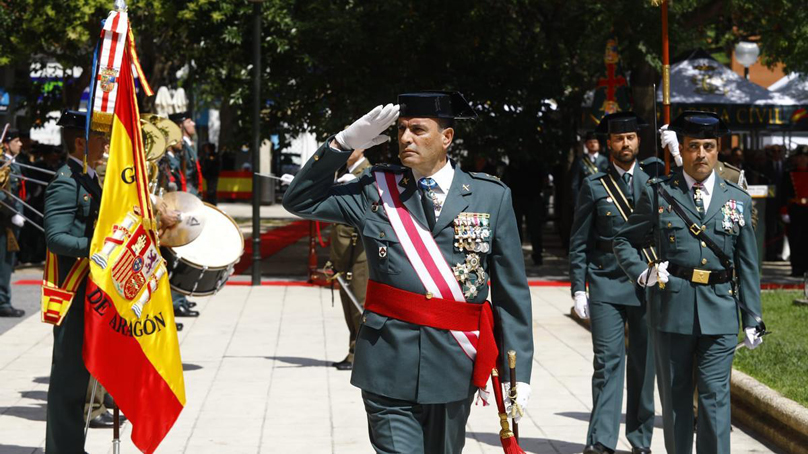La Guardia Civil celebra sus 179 años con el recuerdo de las víctimas del cuartel de Zaragoza