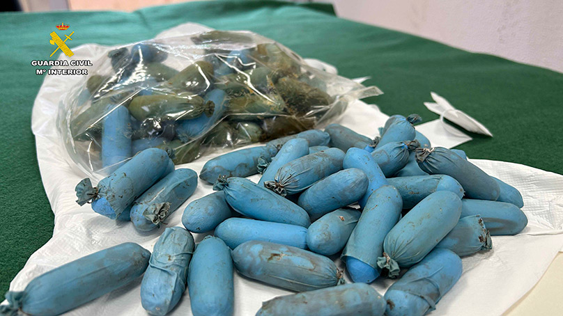 Comandancia de La Rioja. Esclarecida la muerte de una persona que transportaba cocaína en su estómago y fue abandonada en un centro de salud de La Rioja