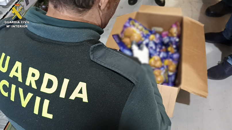 Comandancia de Valencia. La Guardia Civil interviene en Valencia diez toneladas de alimentos no aptos para la comercialización