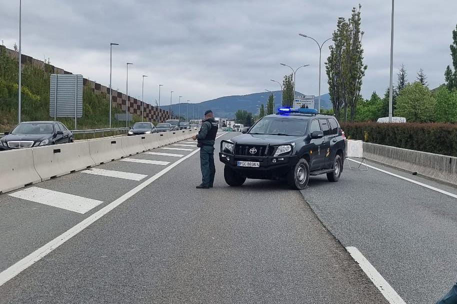 Guardia Civil ha atendido una salida de vía en la PA km4,5 Mutilva