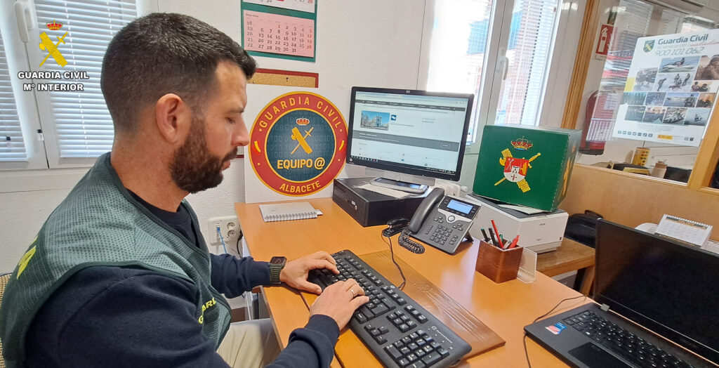 El Equipo @ de Guardia Civil de Albacete investiga a dos personas por sendos delitos de estafa