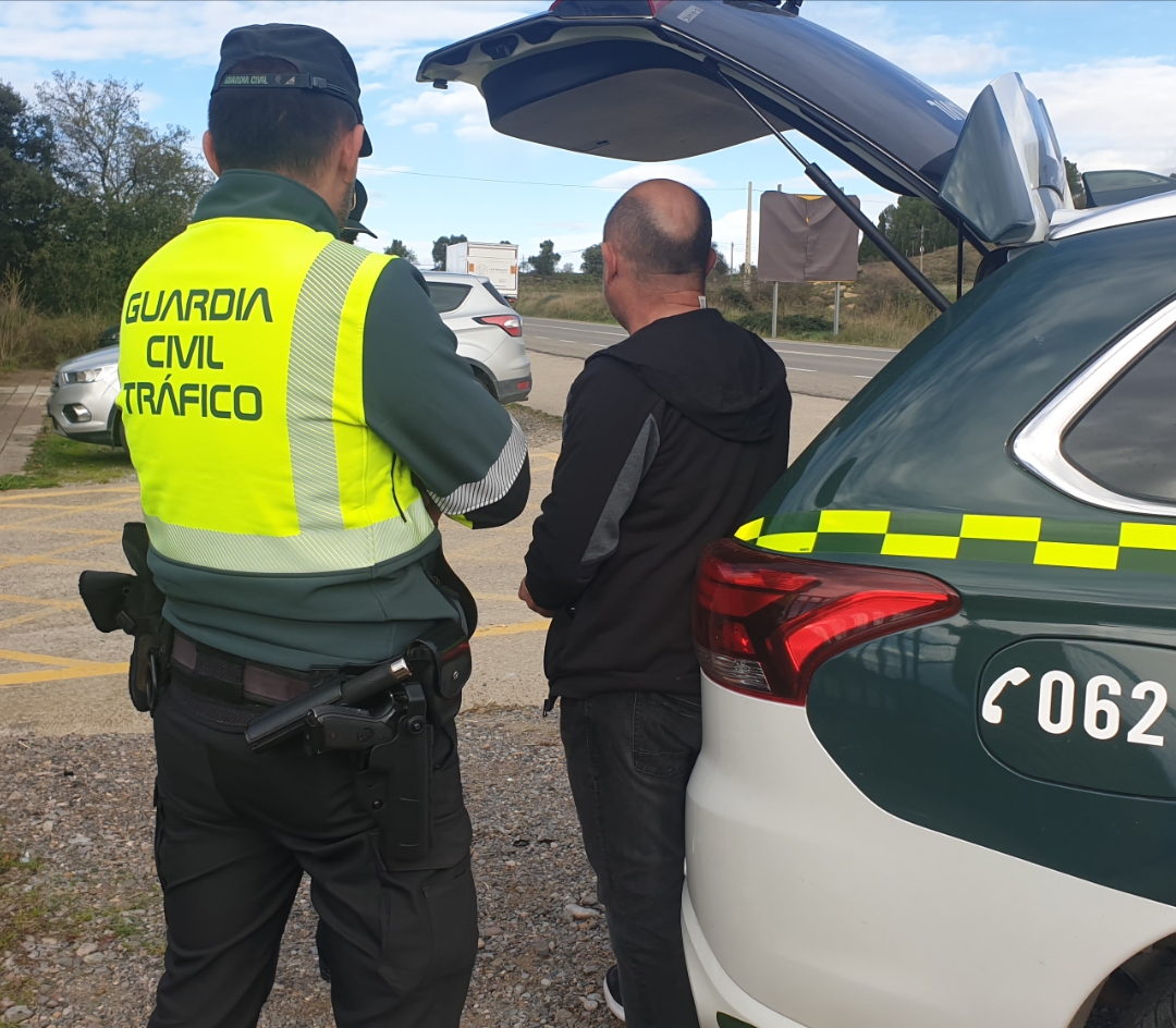 La Guardia Civil denuncia a un conductor por superar la tasa máxima de ...