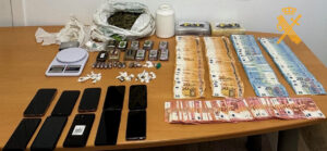 La Guardia Civil desarticula una organización criminal que distribuía droga en toda Galicia.