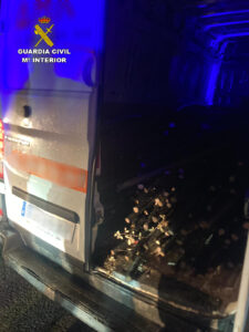 La Guardia Civil detiene a una persona en la A-2 por robo de cable de cobre