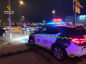 La Guardia Civil investiga a un conductor por dos delitos de alcoholemia en menos de 6 horas