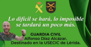 Círculo Ahumada dona 3000€ al guardia civil Alfonso Díaz Alcázar