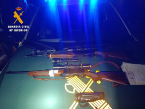 La Guardia Civil descubre a dos varones cazando furtivamente en la localidad de Monsagro (Salamanca)