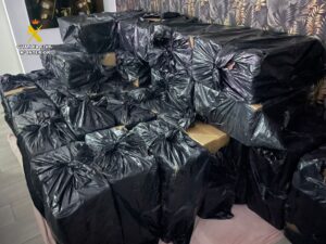 La Guardia Civil interviene más de 22.000 cajetillas de tabaco de contrabando