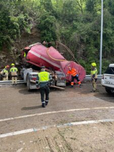 Siniestro vial N-260 en la provincia de Huesca