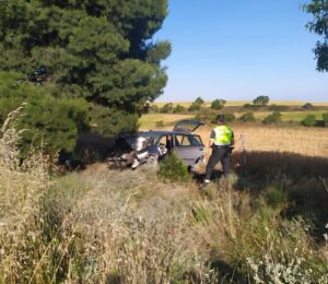 Siniestro vial en A-23, con herido grave en la provincia de Huesca