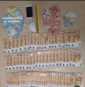La Guardia Civil de Tui detiene a un vecino de A Cañiza por un presunto delito de tráfico de drogas