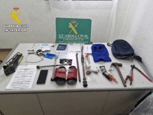 La Guardia Civil detiene en Tacoronte a un varón acusado de cometer más de 6 delitos contra el patrimonio