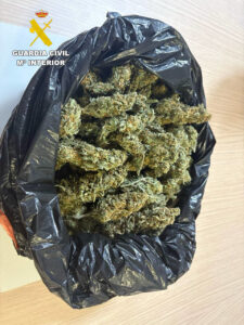 La Guardia Civil detiene a un individuo por un delito de tráfico de drogas