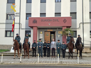 La Guardia Civil continúa con la presencia del Grupo de Caballería, en Teruel