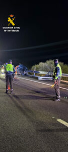 La Guardia Civil de Teruel, investiga a un conductor como presunto autor de un delito de homicidio por imprudencia grave