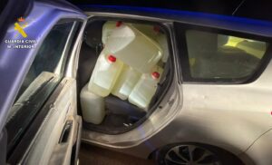 La Guardia Civil interviene más de 20.000 litros de gasolina en Almería en lo que va de año