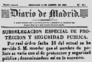 Cuando el nombre desaparece, la institución también. El Diario de Madrid de 1836 y la demolición del relato del bicentenario.