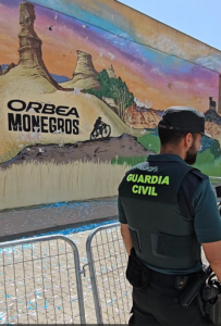 Guardia Civil de Huesca ha garantizado la seguridad en el transcurso de la XXVI Orbea BTT Monegros