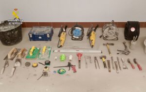 Detenido por sustraer maquinaria y herramientas de la empresa para la que trabajaba