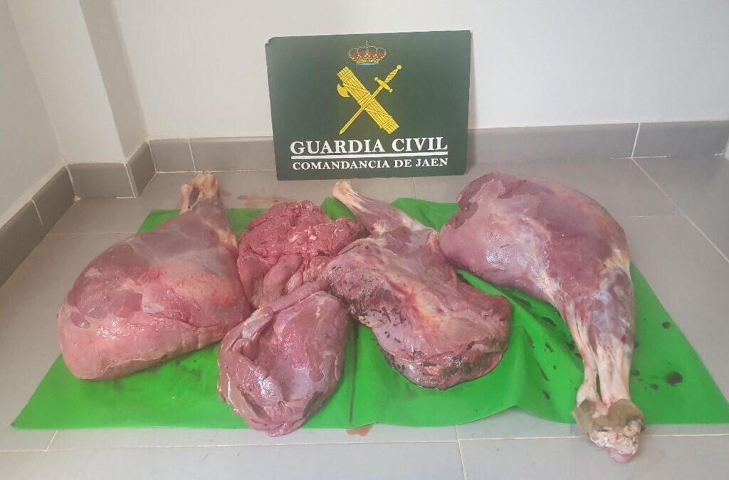 La Guardia Civil interviene carne de caza mayor no apta pare el consumo