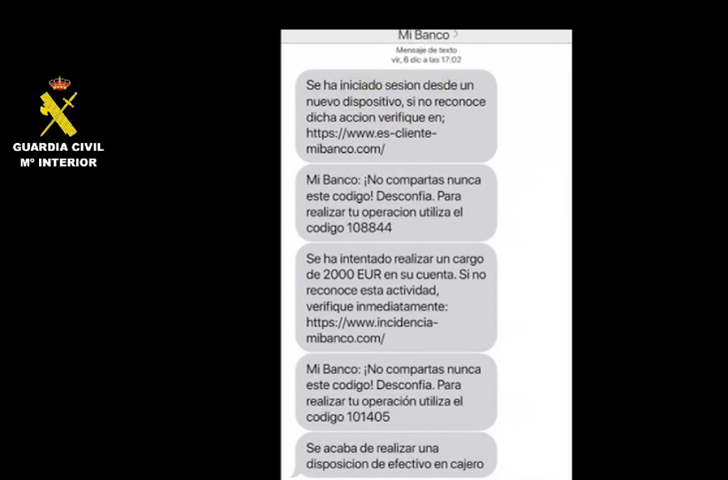 El Equipo@ de la Guardia Civil de Huesca esclarece 23 delitos de estafa, blanqueo de capitales y pertenencia a grupo criminal