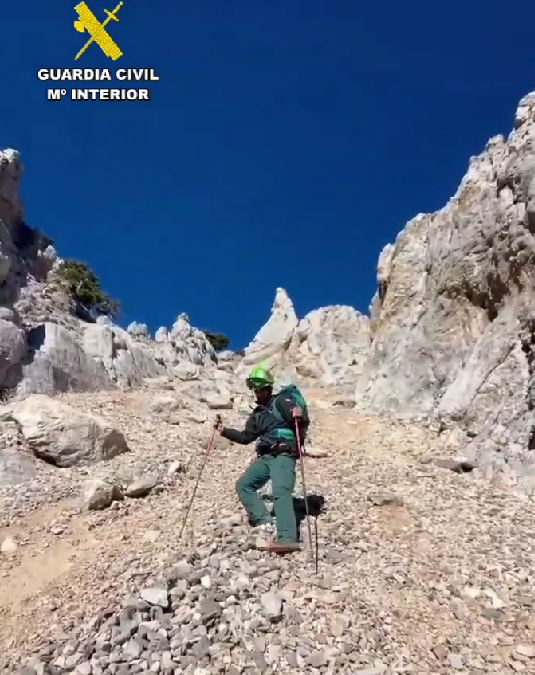 La Guardia Civil detona una granada de mano de la Guerra Civil en Laspuña