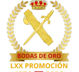 50 años de servicio: memoria, honor y compromiso de la 70 Promoción de Guardias Civiles (1976-2026).