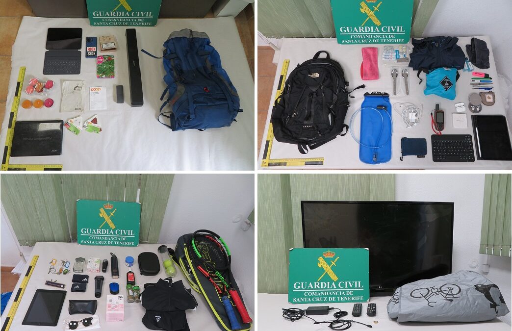 La Guardia Civil detiene a un varón acusado de cometer al menos nueve delitos contra el patrimonio en los Llanos de Aridane