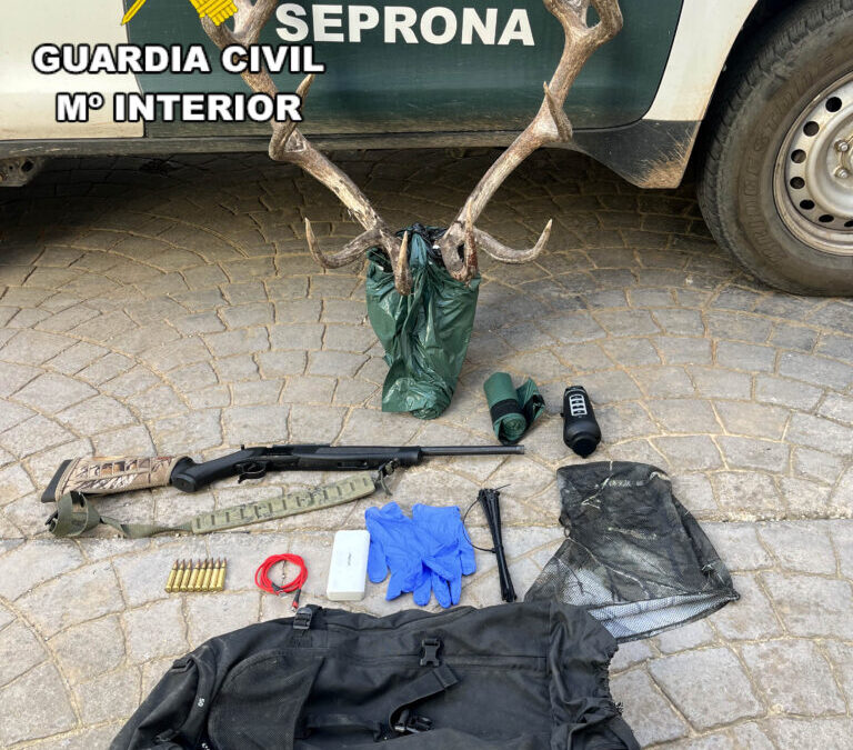 La Guardia Civil, investiga a tres personas como presuntas autoras de un Delito contra la Flora y Fauna “Furtivismo” y Tenencia Ilícita de Armas Titular