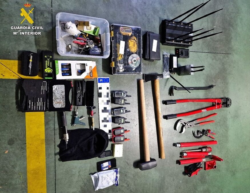 La Guardia Civil esclarece el robo en una vivienda de 120.000 euros y joyas en Malagón (Ciudad Real)