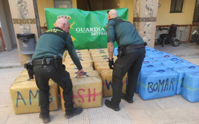 Comandancia de Granada. La Guardia Civil se incauta de 1841 kilos de hachís