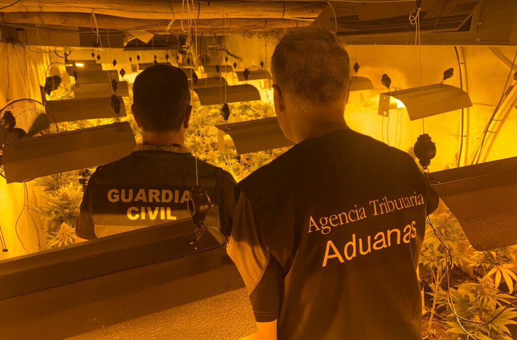 La Guardia Civil y el Servicio de Vigilancia Aduanera desarticulan ocho centros de producción de marihuana en Padul