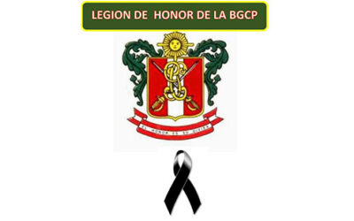 Pésame de la Legión de Honor de la Benemérita Guardia Civil del Perú sobre Antonio Mancera