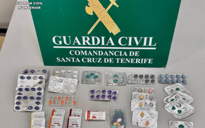 Comandancia de Santa Cruz de Tenerife. La Guardia Civil desmantela un cultivo de cannabis con más de 200 plantas de marihuana e interviene 131 pastillas estimuladoras sexuales en Guía de Isora