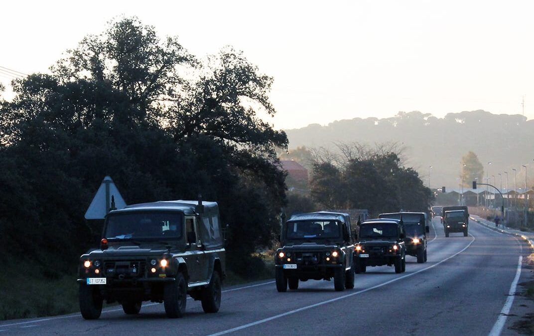 El Ejército de Tierra amplía su despliegue en la provincia de Toledo para paliar los efectos de la borrasca