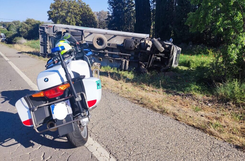 Accidente de circulación con resultado de un fallecido en la A-140, PK 11,200 (Albelda)