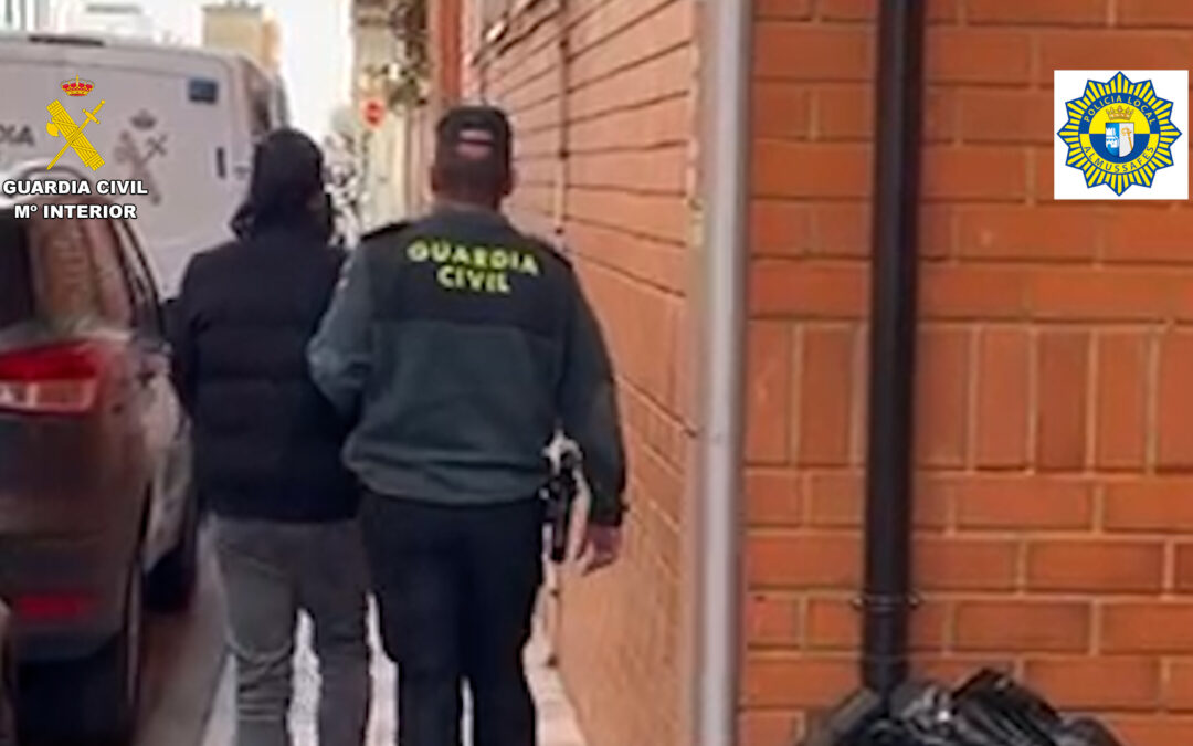 La Guardia Civil detiene al autor de un incendio provocado en el inmueble que vivía