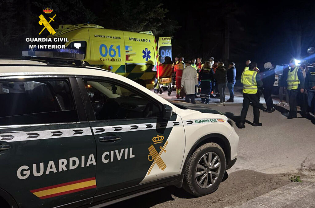 Rescatado el varón desaparecido en Puento Viesgo, en una cantera de difícil acceso en Santiurde de Toranzo