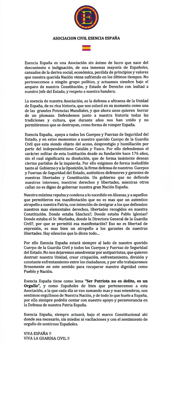 200831 CARTA APOYO GUARDIA CIVIL